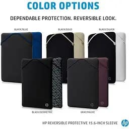Чохол до ноутбука HP 15.6" Reversible Protective Blk/Slv Sleeve (2F2K5AA) - мініатюра 7