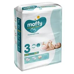 Детские подгузники Moffy Jumbo 3 (5-9 кг) 64 шт.