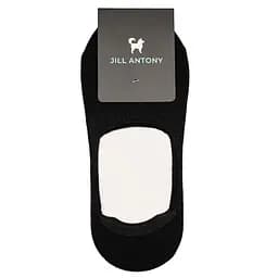 Бесшовные следы с силиконом ORGANIC cotton JILL ANTONY 39-41 men's арт. 31001 42-43, Черный