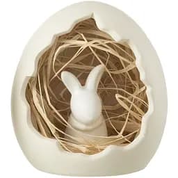 Статуетка J-line яйце з зайчиком 12 см (40442)