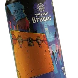 Пиво Volynski Browar Porter темне нефільтроване 5.8% 0.5 л з/б - мініатюра 5