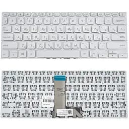 Клавіатура для ноутбука ASUS (X412 series) rus, silver, без кадру