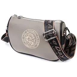 Женская сумка Vintage с вышивкой на лицевой стороне из натуральной кожи 22х14х8 см sum0029043