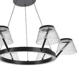 Люстра Brille лофт підвісна LED 48W WW BK (BL-853S/4) - мініатюра 3