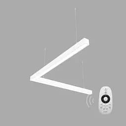 Керований кутовий світлодіодний світильник X-LED 80ВТ білий (800*800*43) LSNA-80dw