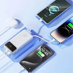 Зовнішній акумулятор Power Bank Remax RPP-686 20000 mAh УМБ павербанк Black (19110) - мініатюра 5