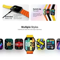 Смарт-часы Kieslect Smart Calling Watch Ks 1.78 (448х368) AMOLED 330мАч Black - мініатюра 10