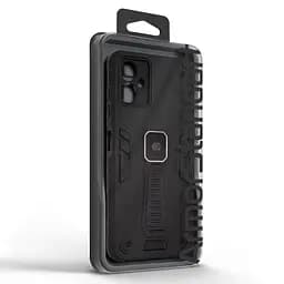 Чехол для Samsung Galaxy A06 (A065), Proover, черный, с подставкой и магнитом, противоударный, ударопрочный, бронированный, панель-накладка, защита всего корпуса, термополиуретан (TPU) + поликарбонат (PC), ArmorStandart (ARM85764) - мініатюра 3