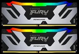 Оперативна пам'ять Kingston Fury 32GB (2x16GB) DDR5 6400MHz Renegade RGB Silver (KF564C32RSAK2-32)
