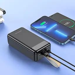 УМБ Borofone Incredible power bank BJ19B 30000mAh 20W чорна - мініатюра 5