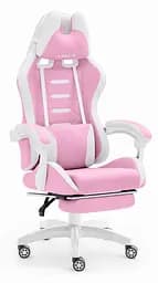 Комп'ютерне крісло Hell's HC-1039 Pink (тканина) - мініатюра 2