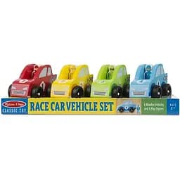 Дерев'яний ігровий набір Melissa&Doug Гоночні автомобілі (MD706) - мініатюра 2