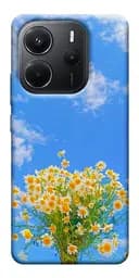 Чохол Demsky Sky flowers для Xiaomi Redmi Note 14 4G (Europe version)