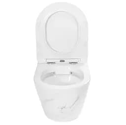 Підвісний унітаз Rea Carlos Nature marble REA-C6606, Мармур - мініатюра 5