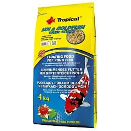Сухий корм для ставкових риб Tropical в паличках Koi & Goldfish Basic Sticks 50 л для всіх ставкових риб