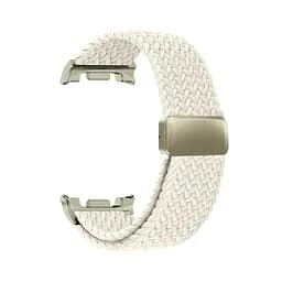 Ремінець для Samsung Watch 8/8 Classic (20x113 mm), Braided Solo Loop, бежевий, нейлоновий, текстильний, плетений, еластичний змінний браслет для смарт-годин, ArmorStandart (ARM87357) - мініатюра 2