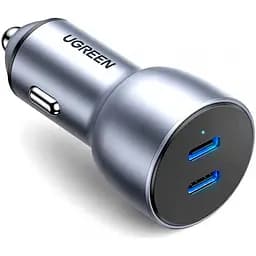 Автомобільний зарядний пристрій Ugreen CD213 QC 3.0 Dual USB-C 40W Grey (70594) [99310] - мініатюра 4