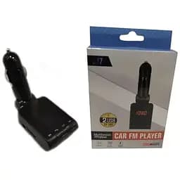 Автомобільний FM модулятор трансмітер S37 Black (AV112)