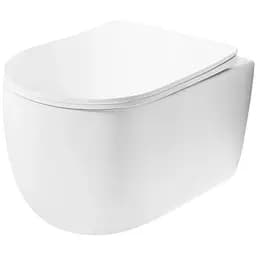 Подвесной унитаз Rea Eddy N Tornado Rimless white REA-C6560, Белый