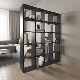 Книжкова полиця стелаж Vays M-3 на 20 комірок ЛДСП 143x29x178 см для дому офісу дитячої або вітальні - мініатюра 5