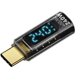 Переходник USB-C M to USB-C F 40Gbps 240W 8K with display XoKo (AC-240TCС)