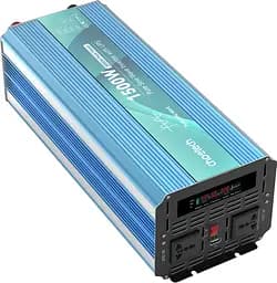Інвертор Choetech з зарядкою, функція ДБЖ 12\220V 1500Вт, LiFePO₄/Li-ion/AGM/GEL, чиста синусоїда - мініатюра 3