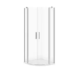 Душова кабіна Cersanit Moduo напівкругла 900x900x195 S162-010, прозорий, хром
