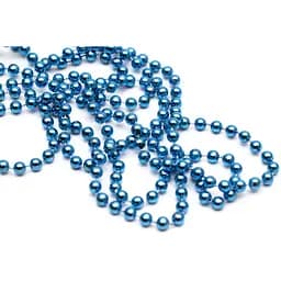 Намисто на ялинку Linhai 6 мм х 15 м новорічна прикраса синє (890124)