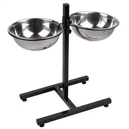 Миски на подставке для собак 2*1,5 л (высота 32 см)