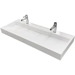 Раковина Adamant умывальник VISION искусственный камень прямоугольная