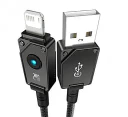 Кабель Baseus Unbreakable Series Fast Charging Cable USB to Lightning 2.4A 1m P10355802111-00 Black - мініатюра 4