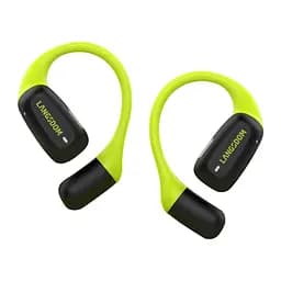 Навушники Langsdom бездротові спортивні кісткові TS-15 з дужкою за вухо Bluetooth 5.4 шумоподавленням та мікрофоном Салатовий - мініатюра 2