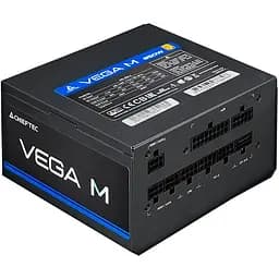 Блок живлення Chieftec 850 Вт VEGA M, Black, модульний, 80+ Gold, 135 мм FDB, 3xMolex / 6xSATA / 1x16-pin / 4x6+2-pin / 2x4+4-pin / 1x20+4-pin, захист AFC/OPP/OTP/OVP/SCP/SIP/UVP/OCP, ATX 12V 3.1 (PPG-850-C) - мініатюра 4