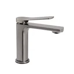 Смеситель для умывальника Qtap Slavonice QTSLA270GMB45924 Gunmetal Black PVD Шлифованный черный хром