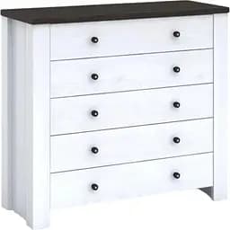 Комод у вітальню ВМК Антверпен II KOM5S телескопи Ясен сніжний/Дуб морений (GRB-1665)