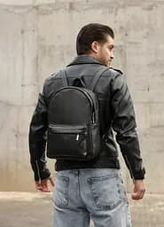 Чоловічий рюкзак Sambag Brix Classic чорний 35 х 25 х 12 см (14511001m)