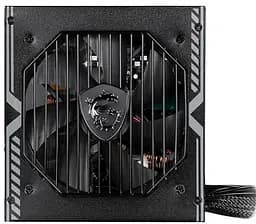Блок живлення MSI 750 Вт MAG A750BN PCIE5, Black, 80+ Bronze, Active PFC, 12 см, 2xMolex / 5xSATA / 1x16-pin / 2x6+2-pin / 2x4+4-pin / 1x20+4-pin, захист OCP/OVP/OPP/OTP/SCP/UVP - мініатюра 2