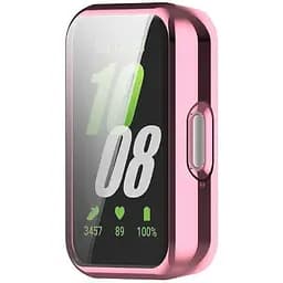 Чохол-накладка DK Samsung Galaxy Fit3 (R390) Silicone Face Case (pink rose) - мініатюра 3
