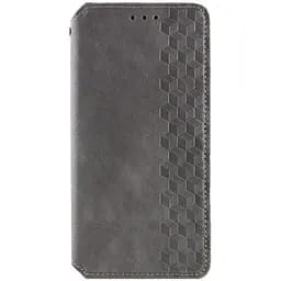 Кожаный чехол-книжка Getman Cubic (PU) для Samsung Galaxy A26 5G Серый