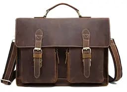 Чоловічий шкіряний портфель Vintage 39х29х7,5 см sum0012717