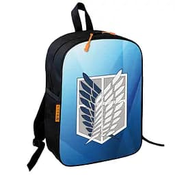 Рюкзак школьный детский 36х27см аниме Атака Титанов для мальчика (00867)