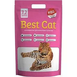 Силікагелевий наповнювач для котячого туалету Best Cat Pink Flower 7.2 л (SGL016)