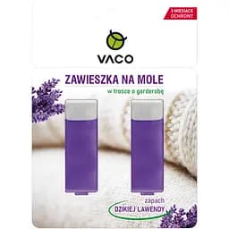 Підвіска гелева від одягової молі Vaco Eco Лаванда 2 шт.