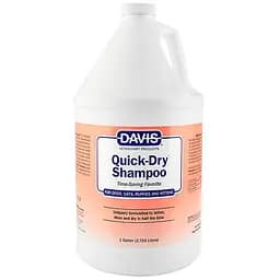Шампунь Davis Quick-Dry Shampoo девіс швидке сушіння для собак та котів 3.8 л