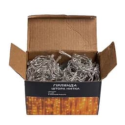 Гірлянда Штора 64 LED 1,5 х1,5 м, жовтий GarlandoPro ZWM1564LEDY - мініатюра 16