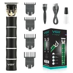 Тример для бороди VGR универсальний тример для стрижки волосся, машинка для стрижки аккумуляторна, тример для гоління 5 Вт