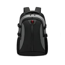 Універсальний міський рюкзак Justpack із USB зарядкою 32x19x50 см сірий (8805)