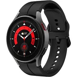 Браслет Five Classic для Samsung Galaxy Watch 5 - черный ширина крепления 20мм силикон Watchbands (W10-8WB99259939)