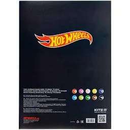 Картон кольоровий Kite Hot Wheels двосторонній А4 10 аркушів (HW24-255) - мініатюра 4