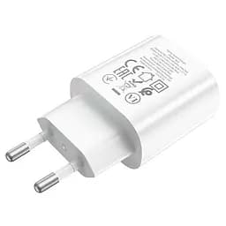 Мережевий зарядний пристрій Hoco N22 Jetta PD25W charger ( EU ) Білий - мініатюра 2